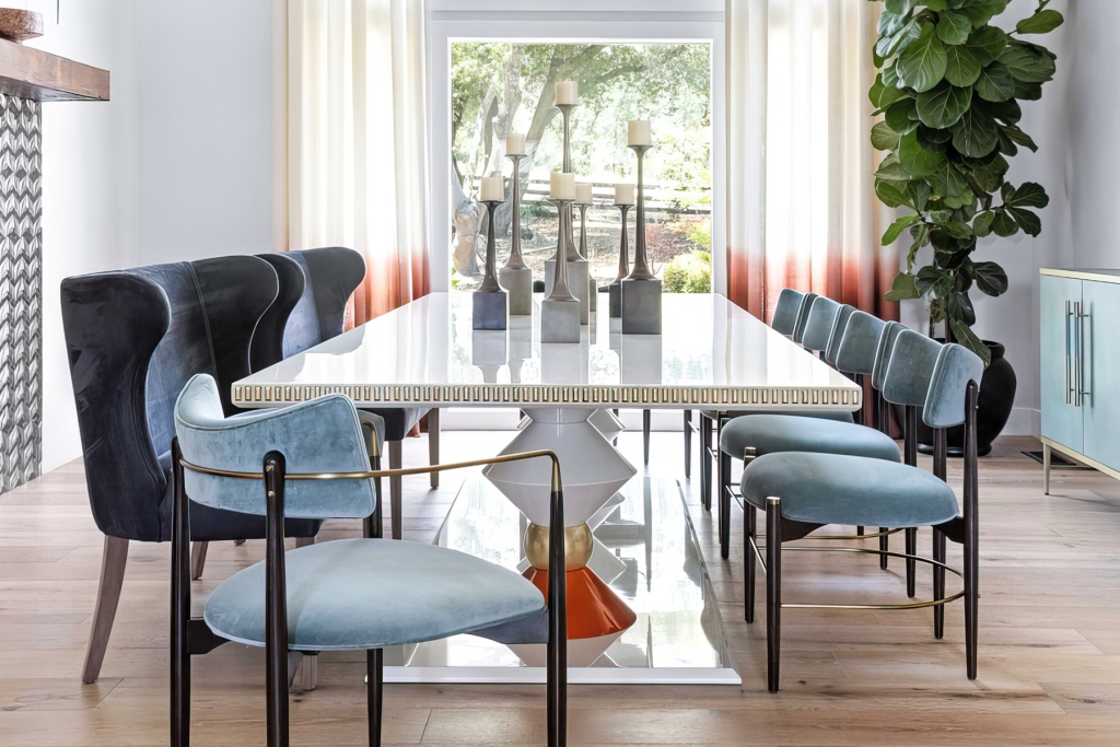 Thumb residential project by kristen elizabeth design cortez dining table